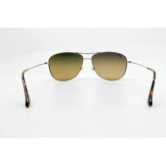 Maui Jim Cliff House MJ247-16 Gold Bronze Polarized Sunglasses 59-15-120 8436